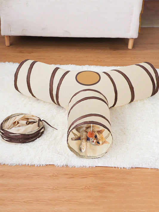Cat Tunnel Foldable Detachable Play and Sleep Toy for Cats
