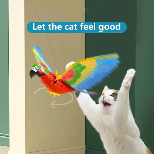 Simulation Bird Interactive Cat Toy Electric Hanging Eagle Flying Teaser